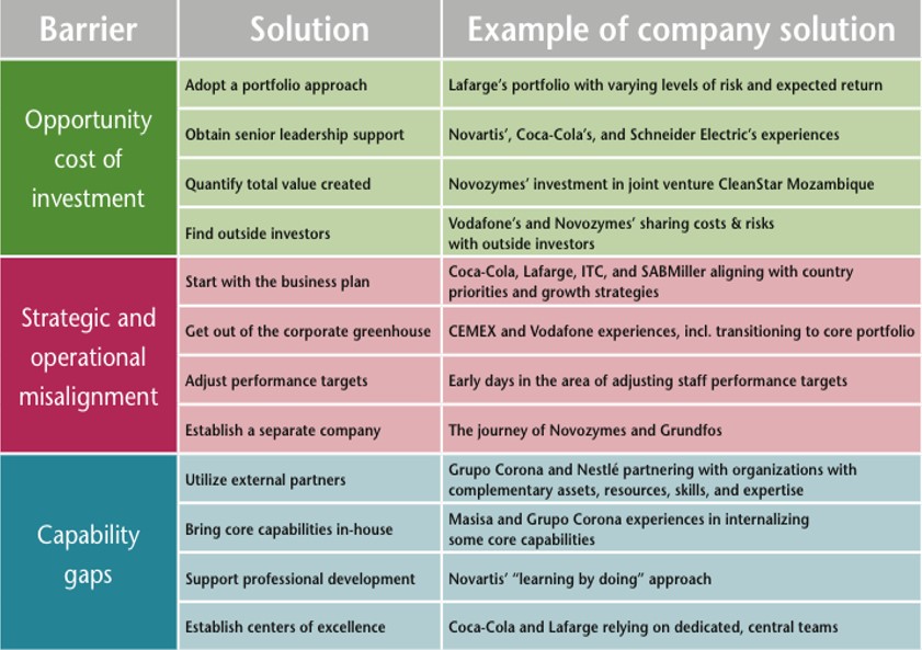 Targeting the Base of the Pyramid at Scale How can large companies